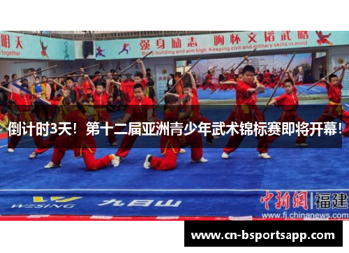 倒计时3天！第十二届亚洲青少年武术锦标赛即将开幕！